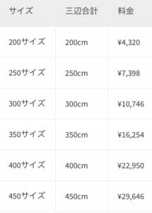 大型メルカリ便の送料